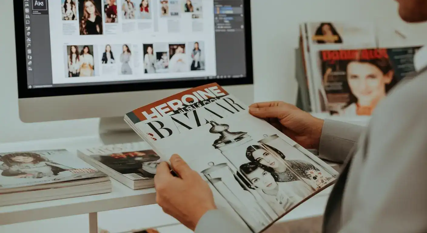 Fashion Magazine Design Prozess - Professionelles Editorial Design für Mode-Magazine