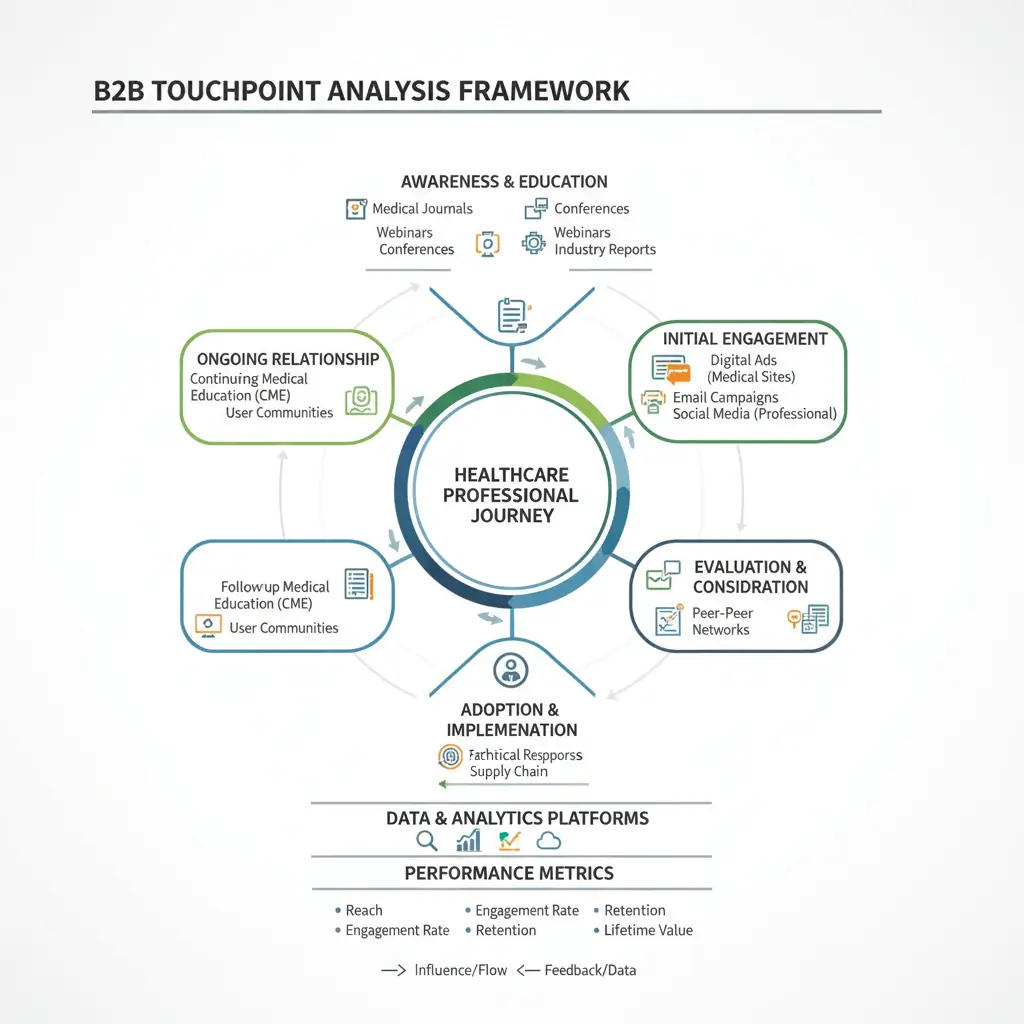 B2B Touchpoint Analysis Framework für Healthcare Professionals