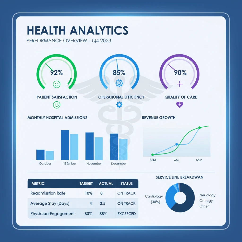 Healthcare Brand KPI Dashboard