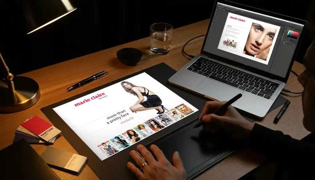Marie Claire Journalistic Fashion Authority MediaKit Premium Design Munich Herrsching
